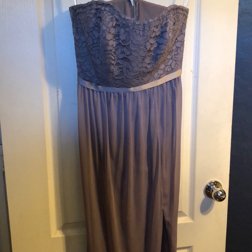 Bride made dress